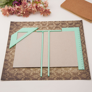 Дневник, ръчно изработена чанта за фотоалбум, линийка за позициониране на книга, многофункционална линийка, самостоятелно изработена корица TL022