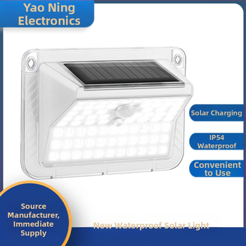 Kuum müük 2023 uus LED päikeseenergial töötav veekindel induktsioonlamp välistingimustes kasutatav sisehoovi seinalamp LED päikeseenergial töötav COB seinalamp