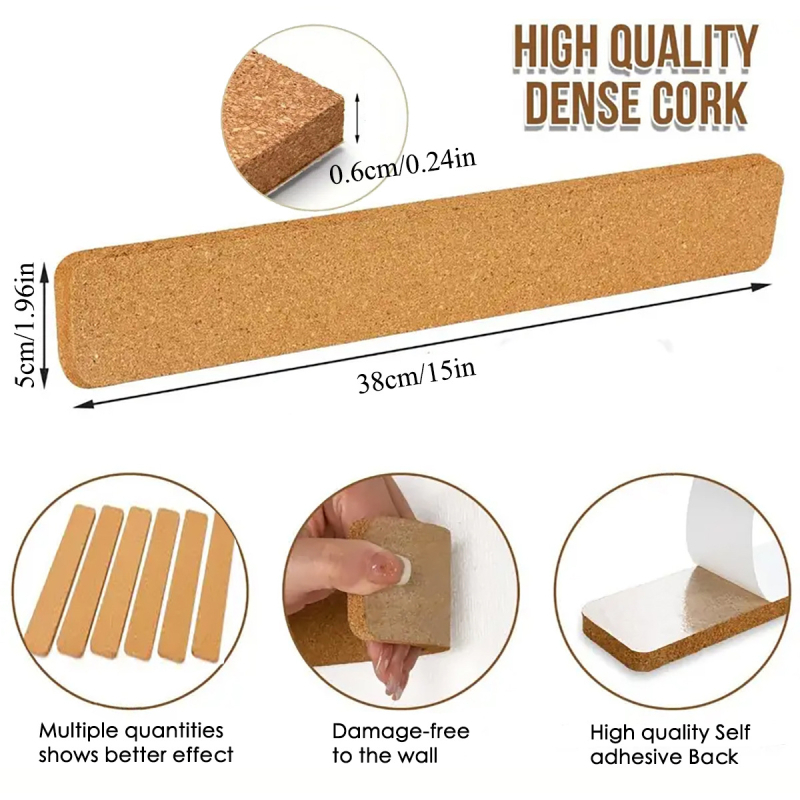Дълга коркова лента, корков филц, самозалепваща се коркова лента, табло за обяви, доставка през граница