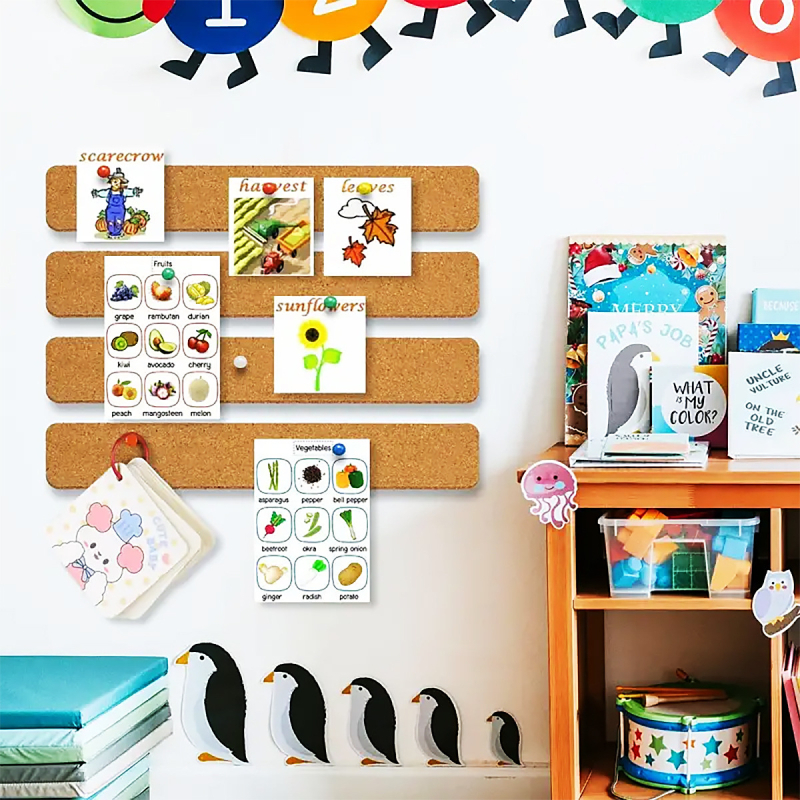 Дълга коркова лента, корков филц, самозалепваща се коркова лента, табло за обяви, доставка през граница