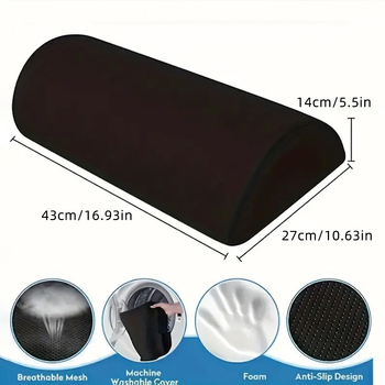 Kāju balsta spilvens Kāju spilvens Memory Foam spilvens Kāju pamatnes spilvens Pēdu lēnās atsitiena kāju pacelšanas paliktnis Kāju pacelšanas spilvens