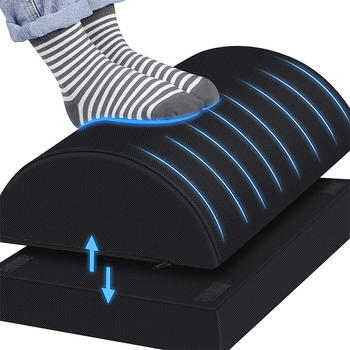 Kāju spilvens Neslīdošas atmiņas putas Lēna atsitiena divslāņu pusapļa kāju spilvens Kāju paaugstinājuma paliktnis Pēdu spilvens Memory Foam pamatnes kāju balsts