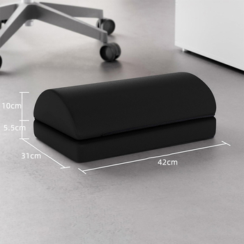 Kāju spilvens Neslīdošas atmiņas putas Lēna atsitiena divslāņu pusapļa kāju spilvens Kāju paaugstinājuma paliktnis Pēdu spilvens Memory Foam pamatnes kāju balsts