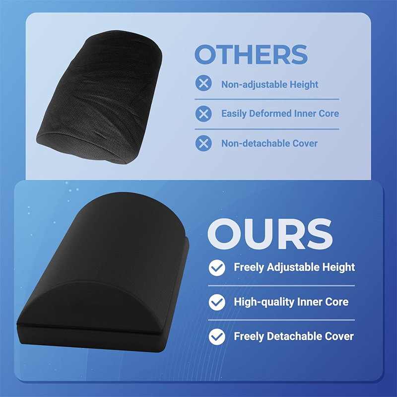 Kojų pagalvė Neslystanti viskoelastinė medžiaga Lėtai atsimušanti Dvisluoksnė pusapvalė kojų pagalvė Kojų pakėlimo pagalvėlė Pėdų pagalvė Viskoelastinė medžiaga Kojų atrama