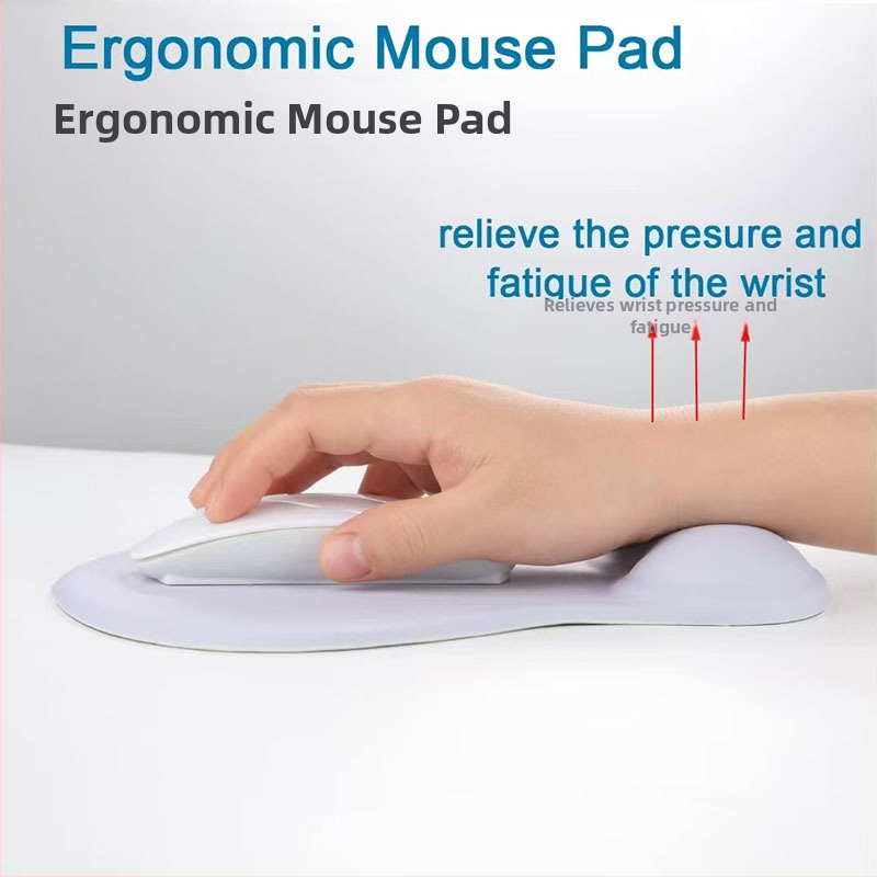 Фабрика за директни продажби на подложка за китка за мишка, поддръжка за китка, противоплъзгаща силиконова подложка за настолен компютър с бавно отскачане, специална подложка за мишка за офис
