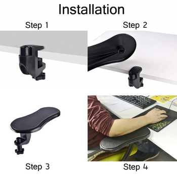 Kompiuterio rankos alkūnės atrama Kompiuterio rankos laikiklis Stalinis alkūnės riešo krašto rankos stalas Pailgintas stalo kilimėlis