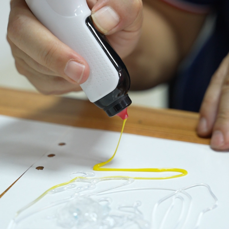 Домашен безжичен пистолет за горещо лепило с литиева батерия, многофункционален домакински пистолет за лепило с литиева батерия, детски ръчно изработен лепило „Направи си сам“, USB зареждане