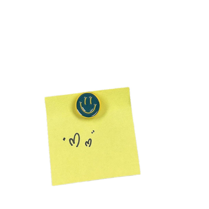 Kūrybingi mieli besišypsančio veido smeigtukai, mišrių spalvų smeigtukai, kamštinės lentos nuotraukų sienų dekoracijos smeigtukai