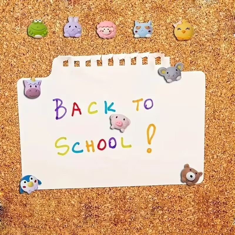 Mieli gyvūnų smeigtukai iš tarpvalstybinio dizaino, kūrybinga animacinių filmukų nuotraukų siena, pranešimų lenta, kamštinė lenta, fiksuoti smeigtukai, tiesioginiai pardavimai iš gamyklos.