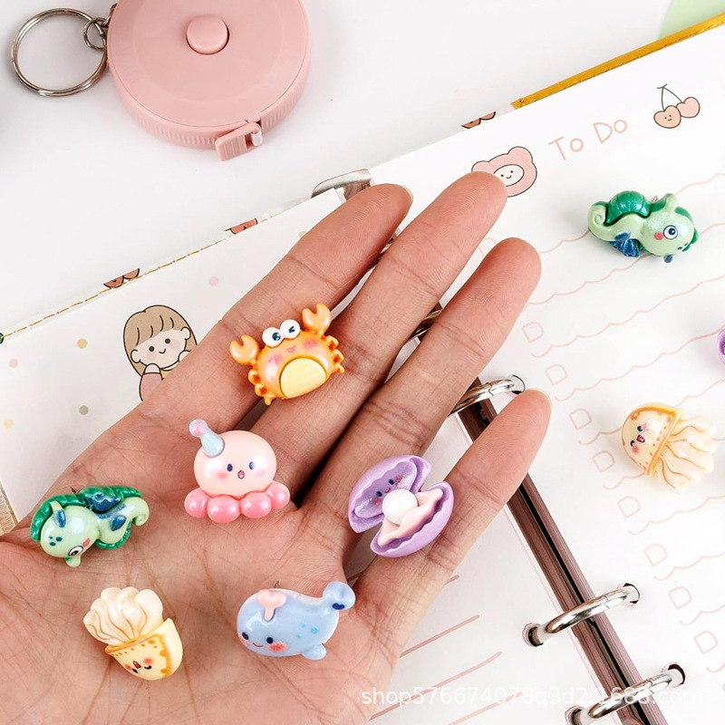 Tarpvalstybiniai „Amazon“ jūrinių kriauklių gyvūnų smeigtukai, dervos smeigtukai, kūrybingi dekoratyviniai mieli smeigtukai