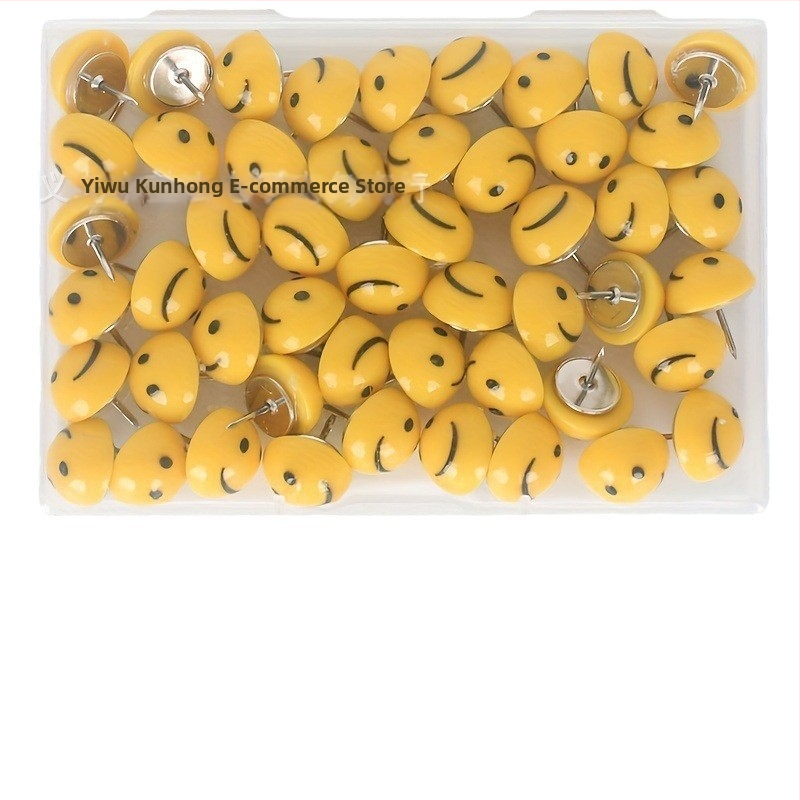 Трансгранични директни продажби от фабриката, креативни кабърчета с усмивки, кабърчета с усмивки, коркови пирони, стенни декоративни пирони за стена, кабърчета за земя.