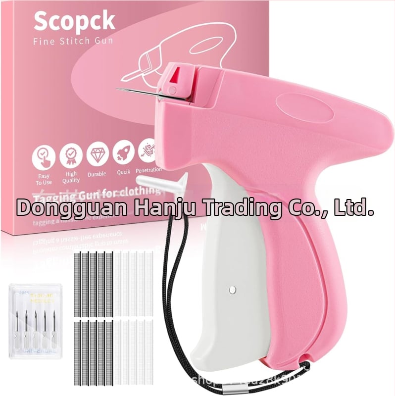 Пистолет за шиене Quick Clothing Fixer, инструмент за шиене на дрехи, етикет за лепило, игла за пистолет, държач за юрган