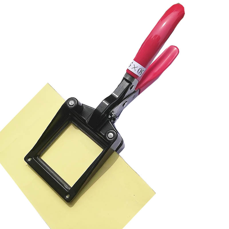 Rankinis vaizdų pjaustytuvas 2 colių nuotraukų 50 * 50 mm dviejų colių rankinis vaizdų pjaustytuvas