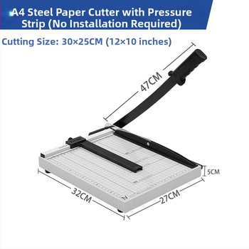 Rūpnīcas tiešais A4 tērauda papīra griezējs ar preses sloksni, modernizēts papīra griezējs, manuāls siena griezējs, foto griešanas mašīna