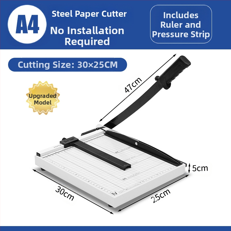 Фабричен директен стоманен нож за хартия A4 с пресова лента, подобрен нож за хартия, ръчен нож за сено, машина за рязане на снимки