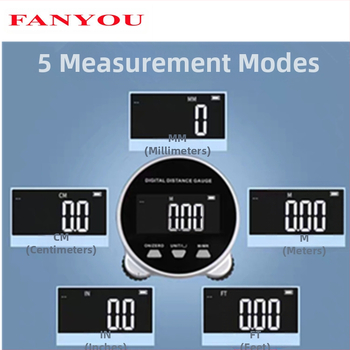 Fanyu elektrooniline digitaalne näidikrulljoonlaud Radiaansilindriline kumer pind sirge näoga ebakorrapärase pinnaga multifunktsionaalne mõõtejoonlaud