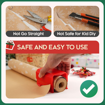 Pakkepaberi lõikur Jõulupapp-plastist lõikur Pakkepaberi lõikamine Sünnipäevapaberi lõikamine