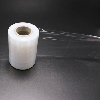 Фабрично едро на едро PE телено фолио 6 см 5 см прозрачно самозалепващо се индустриално фолио за опаковане на малка ролка PE стреч фолио