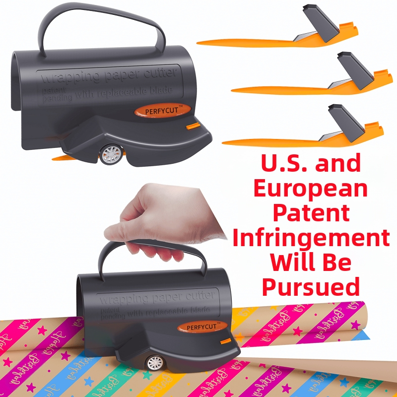 Ietinamā papīra griezējs papīra griezējs Rullējiet ietinamo papīru ar rokturi papīra griezējs papīra griezējs