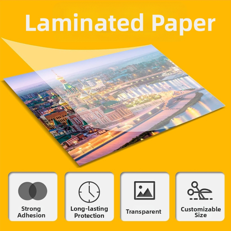 Най-продаваното място на Amazon без машинно фотопластмасово запечатване, самозалепващо се, прозрачно ламинирано, самозалепващо се стикерно фолио за студено ламиниране