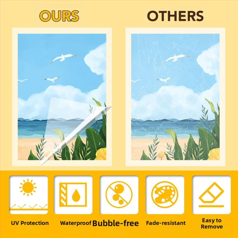 Най-продаваното място на Amazon без машинно фотопластмасово запечатване, самозалепващо се, прозрачно ламинирано, самозалепващо се стикерно фолио за студено ламиниране