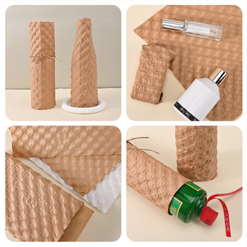 Пресована балон хартия, керамична стъклена купа, двустранна буферна балон хартия, експресна транспортна опаковка, крафт хартия за пълнене на подаръци