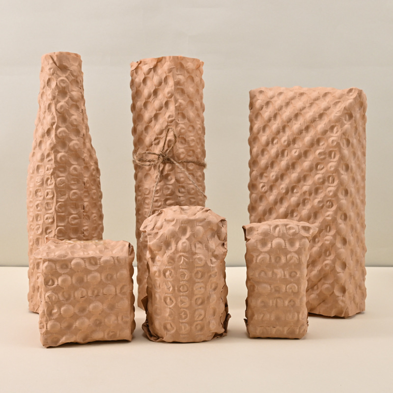 Пресована балон хартия, керамична стъклена купа, двустранна буферна балон хартия, експресна транспортна опаковка, крафт хартия за пълнене на подаръци