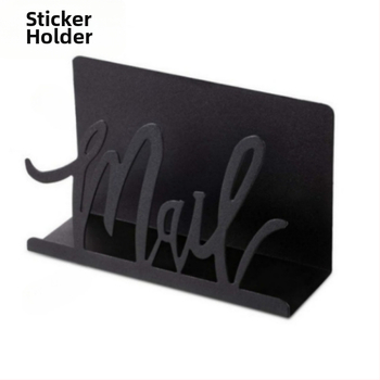 Metalinis pašto tvarkymo stovas pašto aplankams, darbalaukio laikiklis namams, biurui