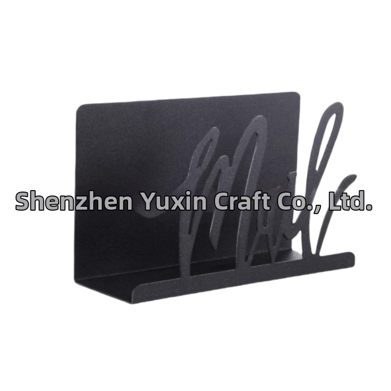 Метална стойка за организиране на поща, скоба за съхранение на папки за поща за дома и офиса