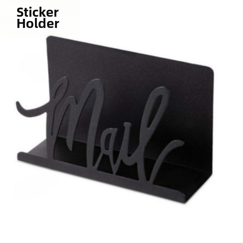 Metalinis pašto tvarkymo stovas pašto aplankams, darbalaukio laikiklis namams, biurui