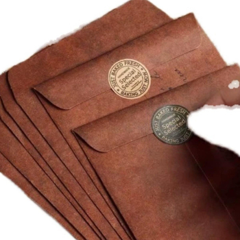 2025 Φάκελος Vintage από Δέρμα Βοσκής Ins Φάκελος Style Sense Καλλιτεχνικός Απλός Ευχαριστήριος Φάκελος από Δέρμα Βοσκής Ρομαντικός