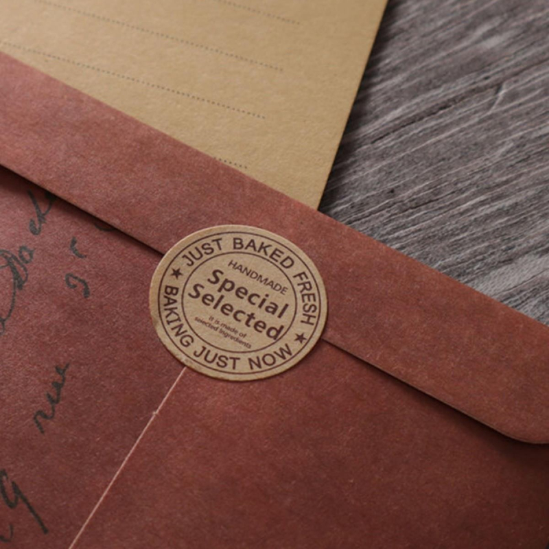 2025 Ins Телешка кожа Винтидж плик Ins Стил Плик Смисъл Артистичен Опростен Благодарствен Плик Телешка кожа Романтичен Плик