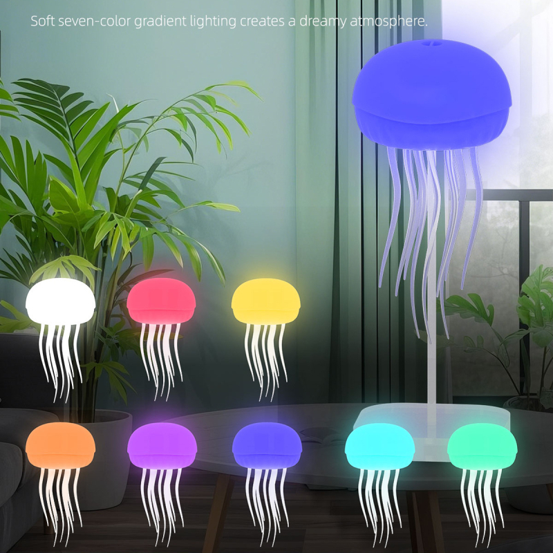 Teise põlvkonna intelligentne hääljuhtimisega meduuside lamp, helendav ööturg, peatatud internetikuulsuste kuumamudeli öövalgusti, tipptasemel atmosfäärivalgusti