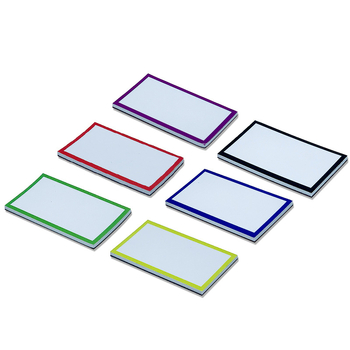 Mágneses szárazon törölhető címkék polc Mágneses matrica raktár osztályozás puha mágneses lap név matrica