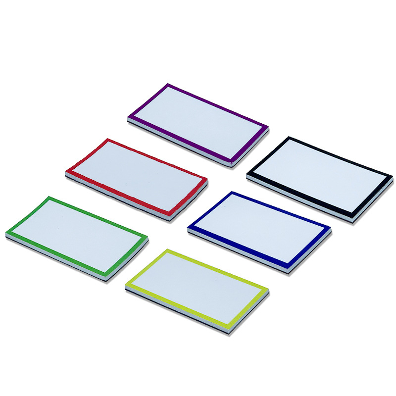 Mágneses szárazon törölhető címkék polc Mágneses matrica raktár osztályozás puha mágneses lap név matrica