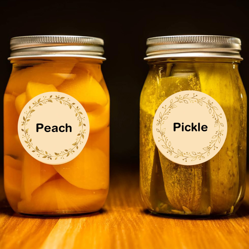 Kirjutatav pronkspärja kleebis Seni pudelikleebis Toidu säilitamise klassifikatsiooni purgi silt