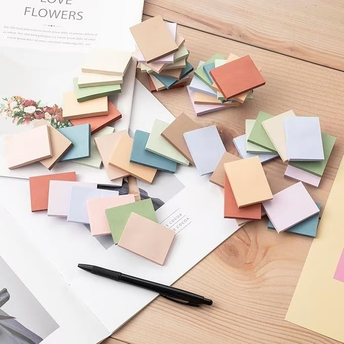 „Amazon“ nauji, populiarūs, lipnūs retro stiliaus lapeliai, 2 x 1,5 cm, daugiaspalviai, 24 knygos, 75 puslapiai / knyga