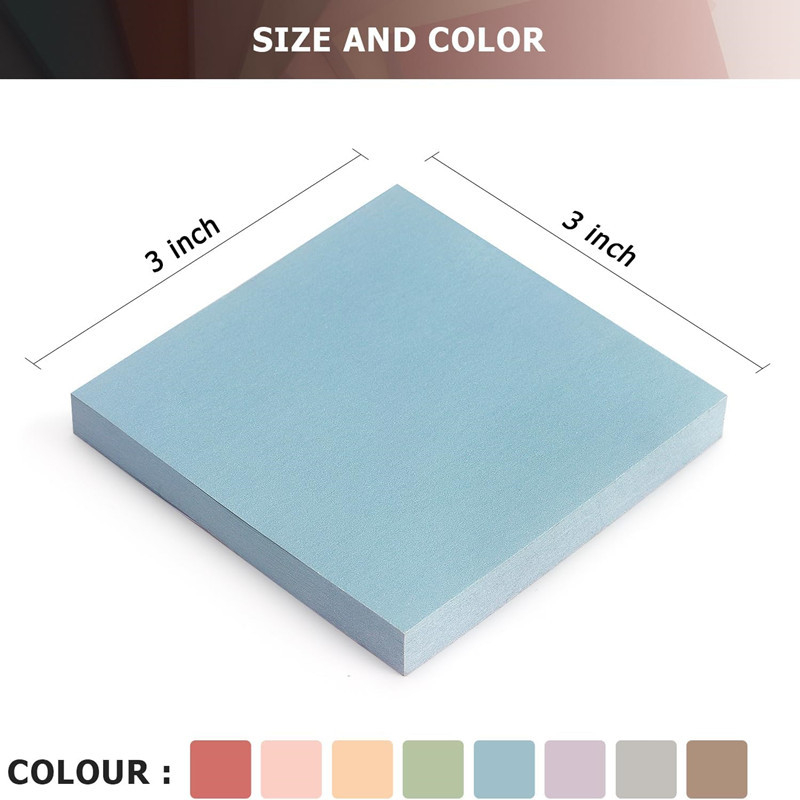 „Amazon Hot Retro Morandi“ spalvų derinio lapeliai, 76 x 76 cm, 82 puslapiai / Ben