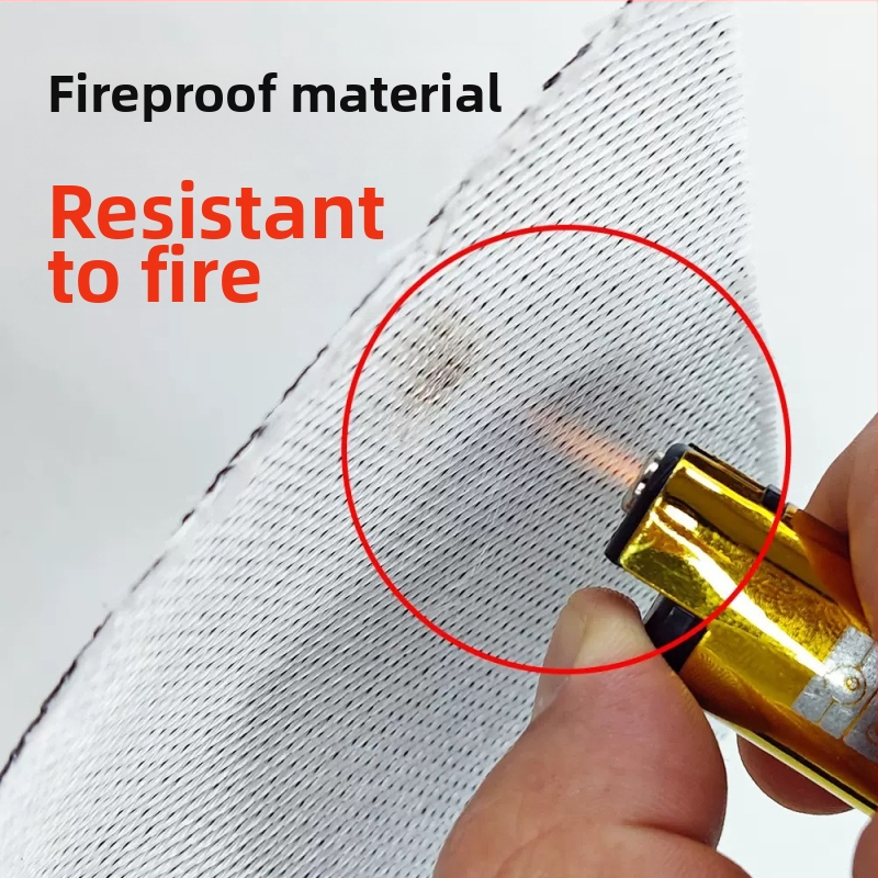 Tarpvalstybinis vandeniui ir ugniai atsparus dokumentų laikymo krepšys, daugiafunkcis kietas, ugniai atsparus aplankas, akordeono Eva nešiojamas krepšys