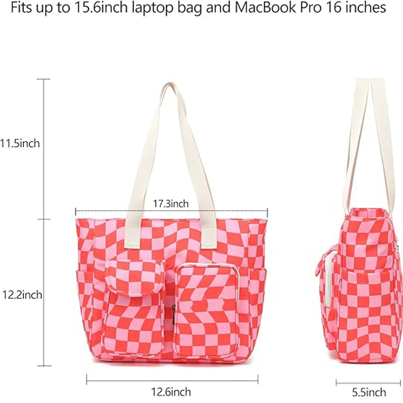 Laptop kézitáska, számítógéptáska, női üzleti irodai munkatáska, aktatáska, nagy kapacitású, hordozható üzleti utazáshoz