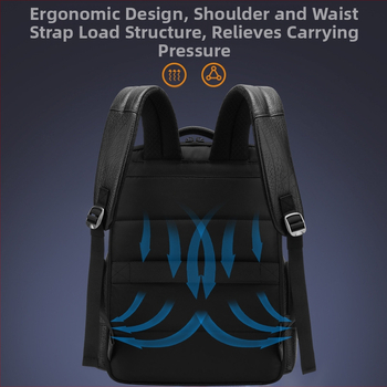 Plahvatusohtlik meeste Danieli kaelusmustriga ehtsast nahast seljakott lihtne moodne arvutiseljakott taimparkitud veisenahast ärikott laos