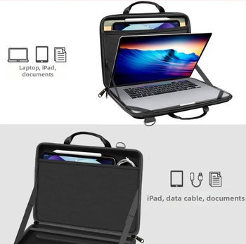 Kõva kestaga EVA sülearvutikott 11-16-tollisele Apple Macbookile, kukkumiskindel lukuga EVA arvuti hoiukott