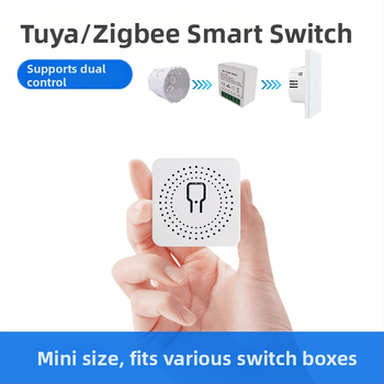 Tuya Zigbee nutika lüliti sisse/välja seadme rakenduse hääljuhtimisega peidetud ühe lülitiga kahekordse juhtimisega lüliti