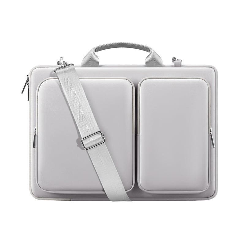 Нова чанта за лаптоп Crossbody с 360-градусова защитна удебелена плюшена подплата, бизнес офис чанта за лаптоп 15.6"