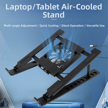 Sülearvuti aluse radiaatori aluse kõrgus reguleeritav suur tuulearvuti alumiiniumisulamist jahutusklambri padjakaitse võib olla piiriülene