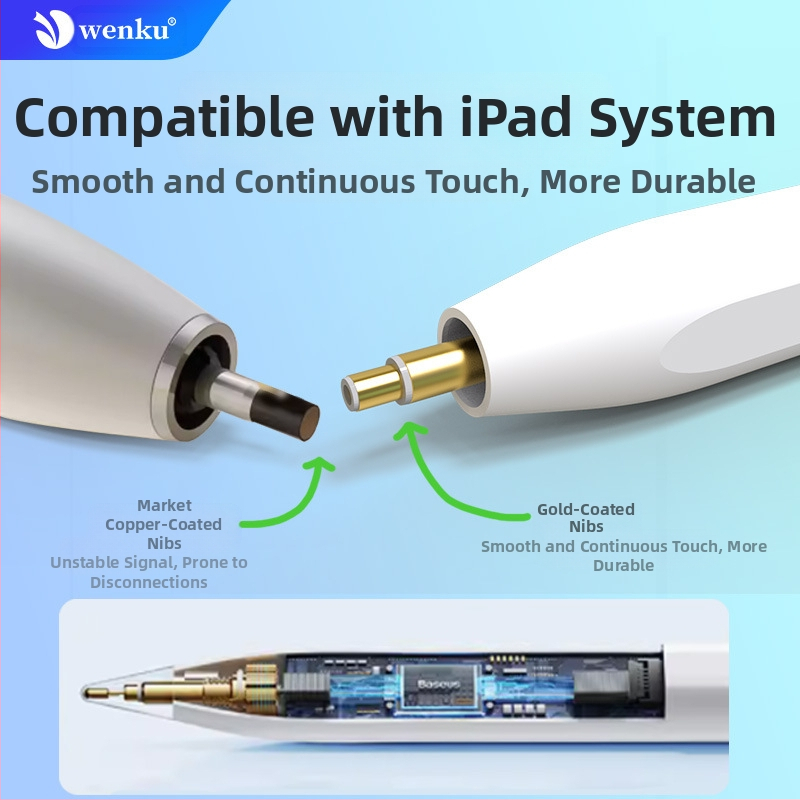 greito įkrovimo rašiklis „iPad“ pieštukas „Apple“ rašiklis jutiklinio ekrano rašiklis plokščiam prisilietimui magnetinis talpinis rašiklis „iPad“ rašiklis