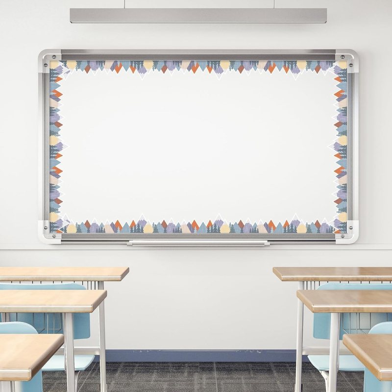 Iskolai szezonális szegélymatricák, táblára nyomtatott hirdetőtábla, dekoratív erdőmatricák