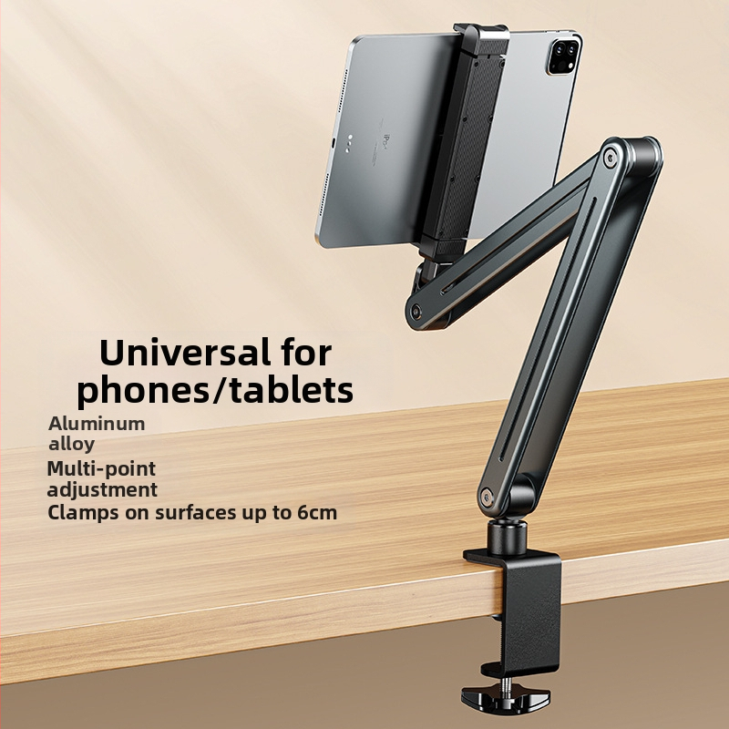 Naujas tingus telefono laikiklis, besisukantis, sulankstomas, aliuminio lydinio, viršutinis, tiesioginio transliavimo, planšetinio kompiuterio stovas, darbalaukio, populiarus produktas