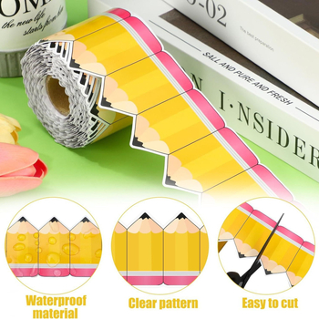 Spot Amazon osztálytermi hirdetőtábla tekercs iskolai hirdetőtábla ceruzapapír szegélydekoráció fali tábla matrica