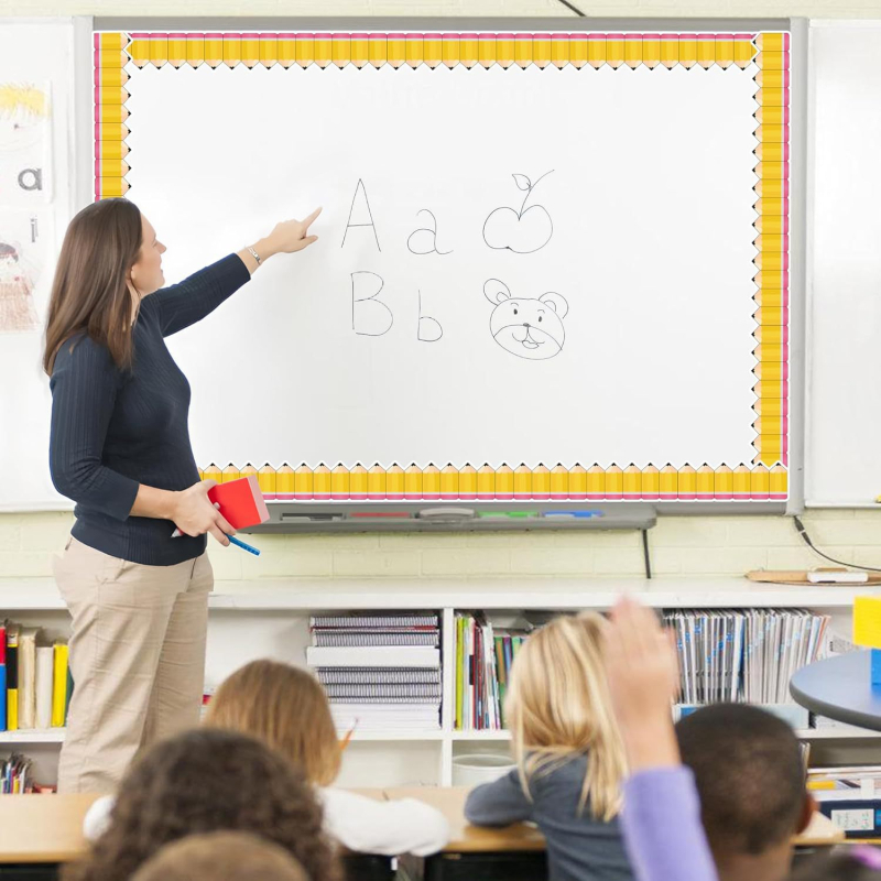 Spot Amazon osztálytermi hirdetőtábla tekercs iskolai hirdetőtábla ceruzapapír szegélydekoráció fali tábla matrica